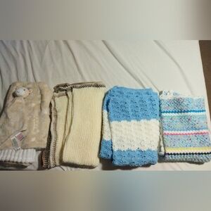 Handmade Knit Blankets & Little Me Blanket